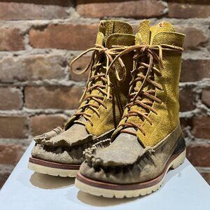 Visvim Cumberland Moc Toe Boot – Clay Suede – Size US 8